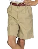 School Uniform Basic Khaki Pleated Shorts