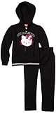 Hello Kitty Girls 4-6x Fleece Active-Wear Set With Velour Applique