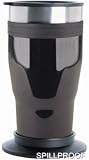 17oz One Mug 3.0 tumbler style with rubber grip ring. Onyx Metallic