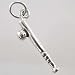 Sterling Silver Baseball Bat and Ball Charm, #9519