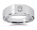 0.25 CTW Men's Diamond Ring in Platinum