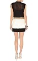 Colorblock Skirt with Lacing