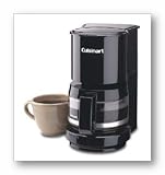 Cuisinart DCC-450BK 4-Cup Coffeemaker with Stainless Steel Carafe - Black