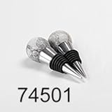 Search : Creative Home Fossil Marble Set of 2 Wine Bottle Stopper(Round top/ Tapered Bottom)