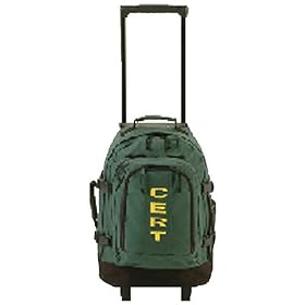 Armor Bags 19" Backpack w/pullcart (CERT)-Green
