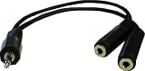 3.5mm Stereo Plug to 2x3.5mm Stereo Socket