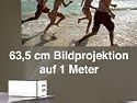 Divistar Portabler Pocket-LED-Beamer f&uuml;r Computer & Heimkino