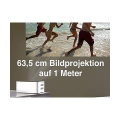 Divistar Portabler Pocket-LED-Beamer f�r Computer & Heimkino