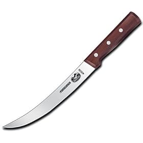 Butcher, Breaking, Curved, Rosewood, 8 in. (40039) Category: Butcher Cutlery by Victorinox