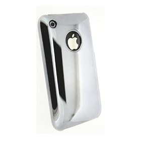 Silver Back Chrome Shell for IPhone 3G and 3GS