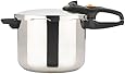 Fagor Duo 8-Quart Stainless-Steel Pressure Cooker with Steamer Basket