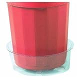 Gardeners Choice VS10 10-Inch Clear Vinyl Planter Saucer