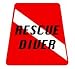 Sporting Goods : Rescue Diver Tetrahedron Decal