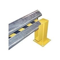 18"H Single Rail Drop In Tubular Mounting Post