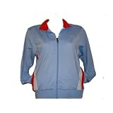 Puma - Puma Women`s Poly Jacket - Placid Blue / Chinese Red / White