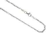 24 In. Sterling Silver Italian Baht Chain, 3/32 In. (2.5 Mm), Nickel F...