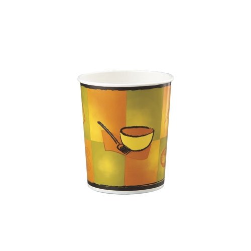 Huhtamaki HUH 70316C 16 oz Streetside Paper Food Container