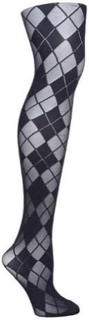 Emilio Cavallini Argyle Stockings (Medium/Large, Black)