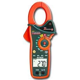 Extech EX830 1000 Ampere AC DC True RMS Clamp Meter with Infrared Thermometer by Extech Instruments