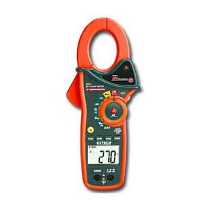 Extech EX830 1000 Ampere AC DC True RMS Clamp Meter with Infrared Thermometer by