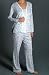 Carole Hochman Snow Kissed 3-Piece Pajama Set Sleepwear