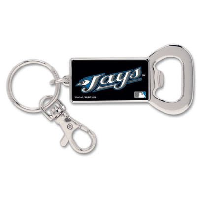 TORONTO BLUE JAYS OFFICIAL LOGO BOTTLE OPENER KEY RING