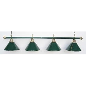 72 Brass - Green Finish Pool Table Light Billiard lamp