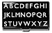 Alphabet Business Card Holder by Acme Studio