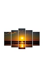 Wall Decor Fotocuadro 5 Piezas Pirámide Sunandsea