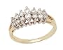 Fourteen-Stone Diamond Ring