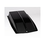 Harwood HRD-1114: Hood Scoop, Cowl Induction, 53 1/2 in. Long, 28 in. Wide, 4 in. Tall, Fiberglass, Black Gelcoat, Each