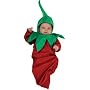 Rubie's Costume Co. Deluxe Baby Bunting, Chili Pepper, 0 to 9 Months