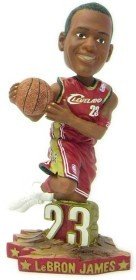 LeBron James Cleveland Cavaliers Road #23 Action dunking Pose Bobble Head rookie year