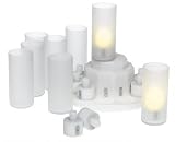 Philips Aurelle 13665-5 LED Rechargeable Candle 10-Pk, Round