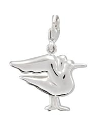 Sterling Silver Charming Animals Seagull Charm