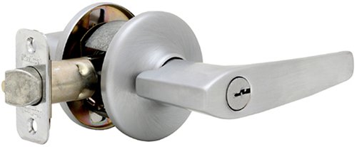 Kwikset 405DL 26D CP Security Delta Entry Lever, Satin Chrome