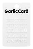 Garlic Card - Purees Garlic Quickly & Easily - White