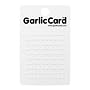 Garlic Card - Purees Garlic Quickly & Easily - White