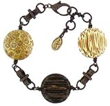 LAST BARRIER Bracelet with lobster clasp and 3 disk