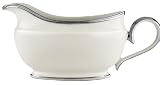 Lenox Solitaire Platinum-Banded Fine China Sauceboat