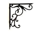 Black Iron Shelf Bracket