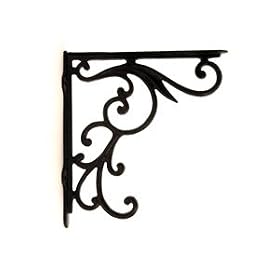 Click here to buy Black Iron Shelf Bracket by Restorers Affiliate.