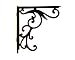 Tools & Hardware : Black Iron Shelf Bracket