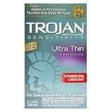 Trojan Ultra Thin Spermicidal Lubricated Condoms 36-Pack