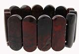 Long Cushion Bracelet - Breciated Jasper