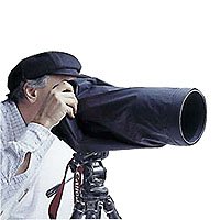 Tenba RC9, 9" Waterproof Nylon Rain Cover for SLR Cameras with a 28-80mm Lens.