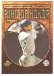 2009 Topps Ring Of Honor #RH14 Paul Molitor - Toronto Blue Jays (Baseball Cards)