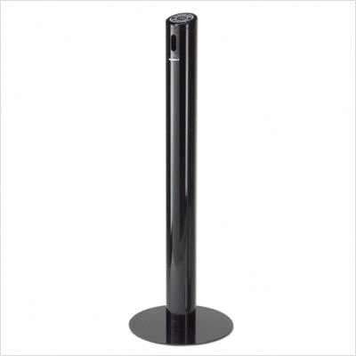 Smokers' Outpost Smoke Stand Cigarette Receptacle Color: Black