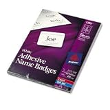 AVE5395 - Self-Adhesive Laser/Ink Jet Name Badge Labels
