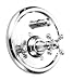 Jado - New Classic Cross Pressure Balance Diverter Tub/Shower Valve & Trim - Diamond (PVD) Finish Image